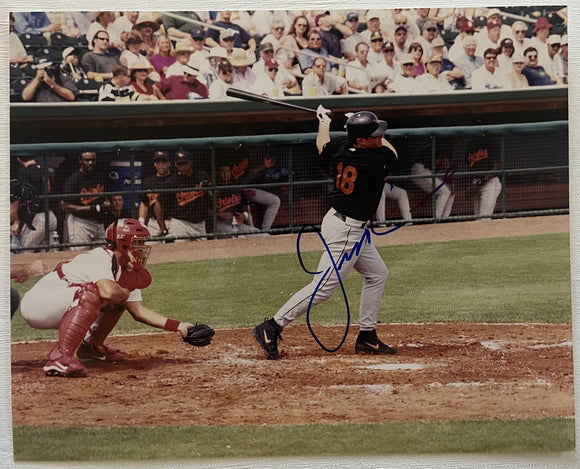 Jeff Conine Signed Autographed Glossy 8x10 Photo - Baltimore Orioles