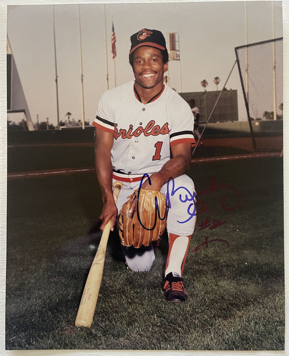 Al Bumbry Signed Autographed Glossy 8x10 Photo - Baltimore Orioles