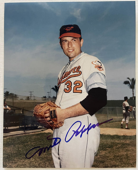 Milt Pappas (d. 2016) Signed Autographed Glossy 8x10 Photo - Baltimore Orioles