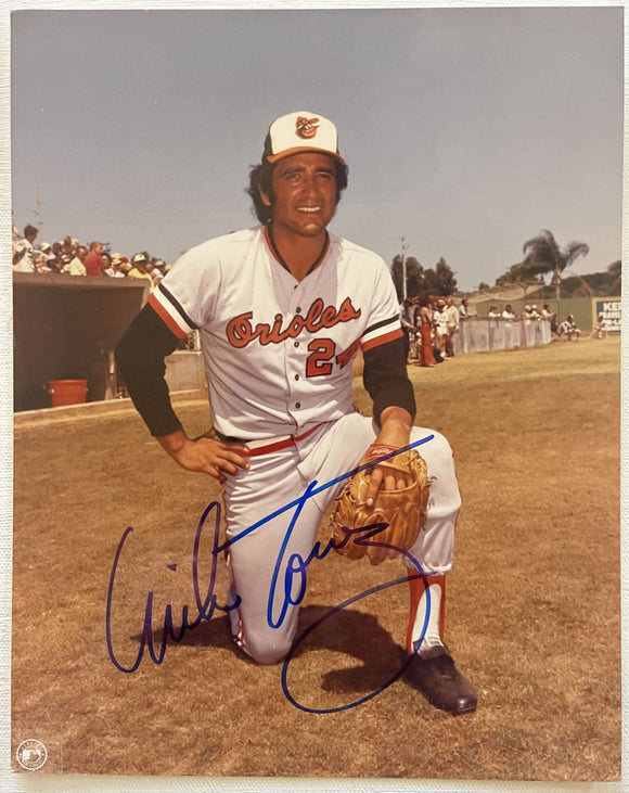 Mike Torrez Signed Autographed Glossy 8x10 Photo - Baltimore Orioles
