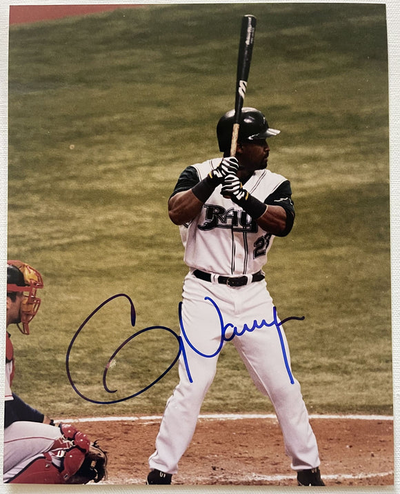 Greg Vaughn Signed Autographed Glossy 8x10 Photo - Tampa Bay Rays