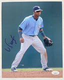 Wander Franco Signed Autographed Glossy 8x10 Photo Tampa Bay Rays - JSA Authenticated
