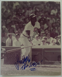 Gary Matthews Signed Autographed "The Sarge" Glossy 8x10 Photo - Chicago Cubs