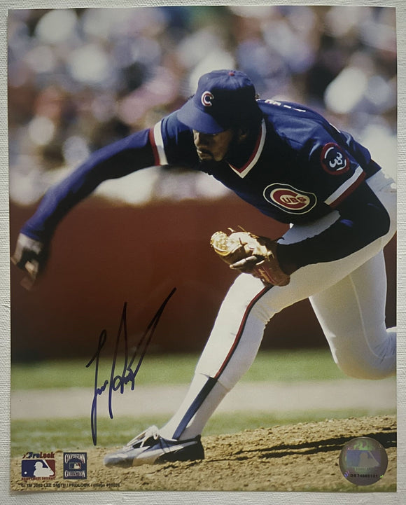 Lee Smith Signed Autographed Glossy 8x10 Photo - Chicago Cubs