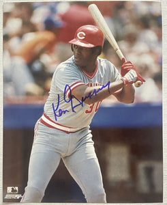 Ken Griffey Sr. Signed Autographed Glossy 8x10 Photo - Cincinnati Reds