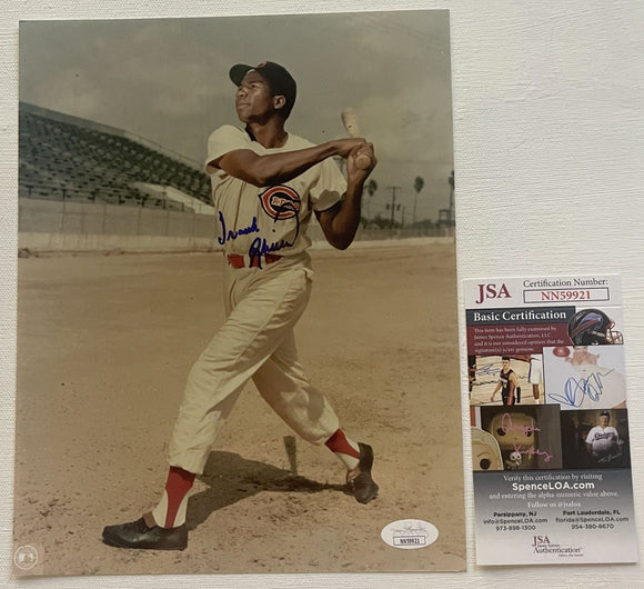 Frank Robinson (d. 2019) Signed Autographed Glossy 8x10 Photo Cincinnati Reds - JSA Authenticated