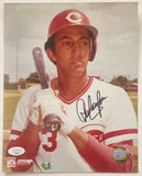 Dave Concepcion Signed Autographed Glossy 8x10 Photo Cincinnati Reds - JSA Authenticated