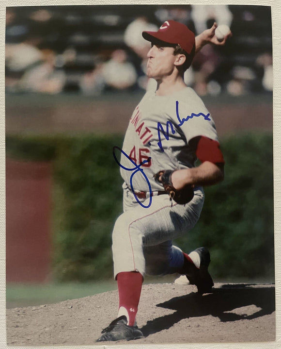 Jim Maloney Signed Autographed Glossy 8x10 Photo - Cincinnati Reds