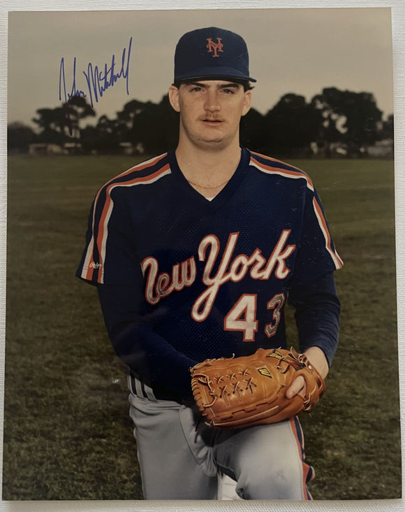 John Mitchell Signed Autographed Glossy 8x10 Photo - New York Mets