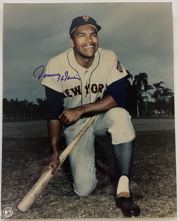 Tommy Davis (d. 2022) Signed Autographed Glossy 8x10 Photo - New York Mets