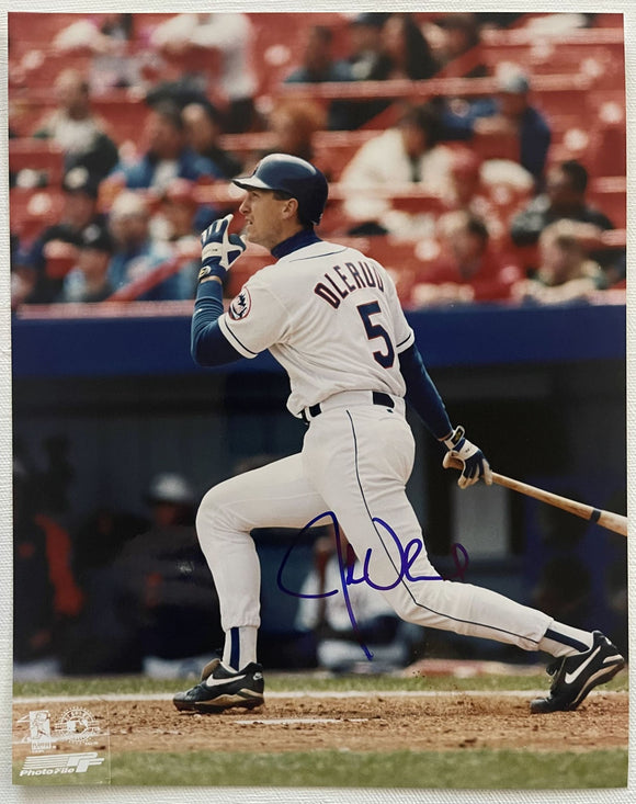 John Olerud Signed Autographed Glossy 8x10 Photo - New York Mets