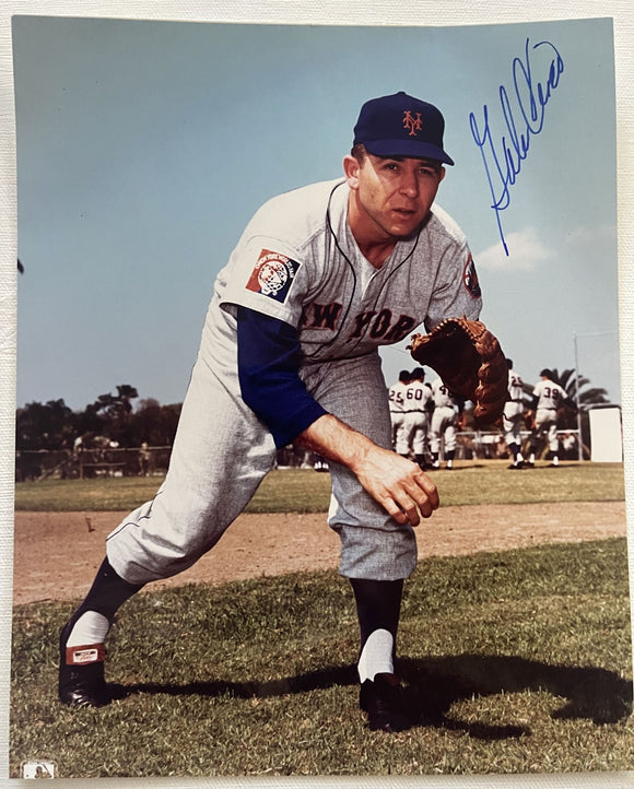 Galen Cisco Signed Autographed Glossy 8x10 Photo - New York Mets