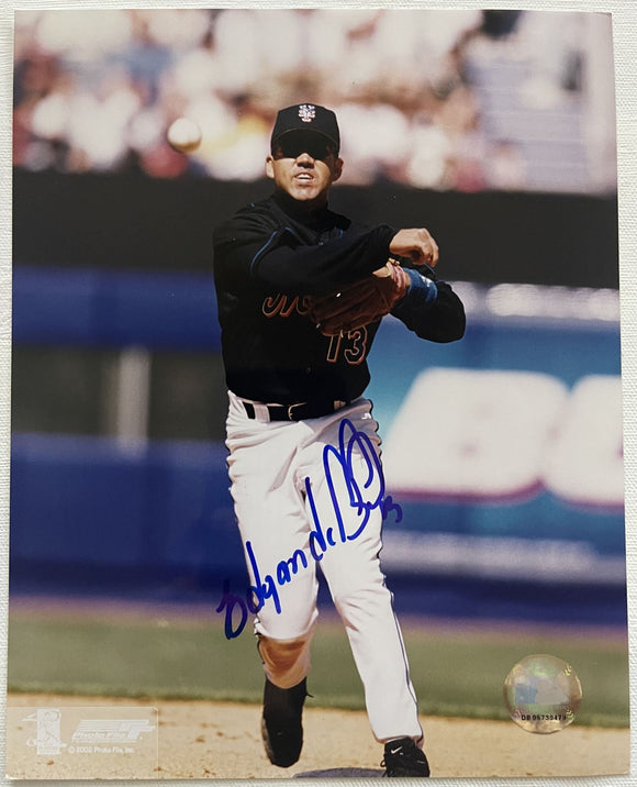 Edgardo Alfonzo Signed Autographed Glossy 8x10 Photo - New York Mets