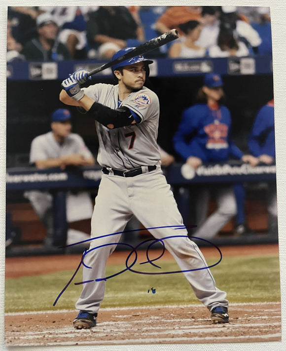 Travis D'Arnaud Signed Autographed Glossy 8x10 Photo - New York Mets