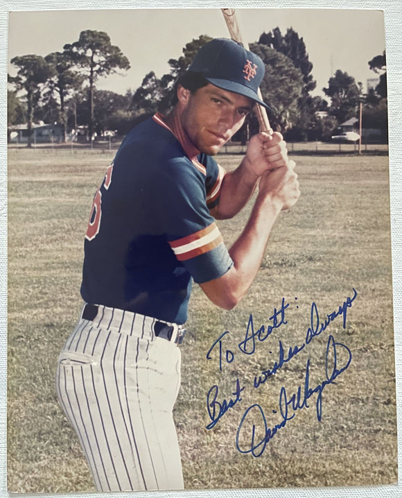Dave Magadan Signed Autographed Glossy 8x10 Photo - New York Mets