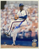 Dwight Gooden Signed Autographed Glossy 8x10 Photo New York Mets - Beckett BAS Authenticated