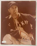 Burleigh Grimes (d. 1985) Signed Autographed Vintage Glossy 8x10 Photo Brooklyn Dodgers - JSA Authenticated