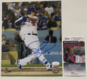 Joc Pederson Signed Autographed Glossy 8x10 Photo Los Angeles Dodgers - JSA Authenticated