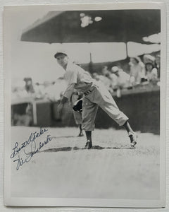 Vic Lombardi (d. 1997) Signed Autographed Vintage Glossy 8x10 Photo - Brooklyn Dodgers