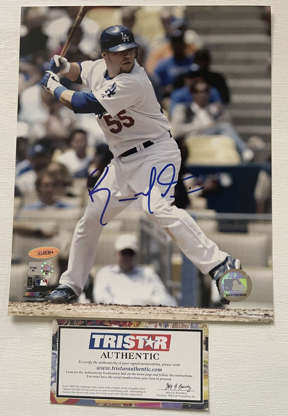 Russell Martin Signed Autographed Glossy 8x10 Photo Los Angeles Dodgers - TriStar Authenticated