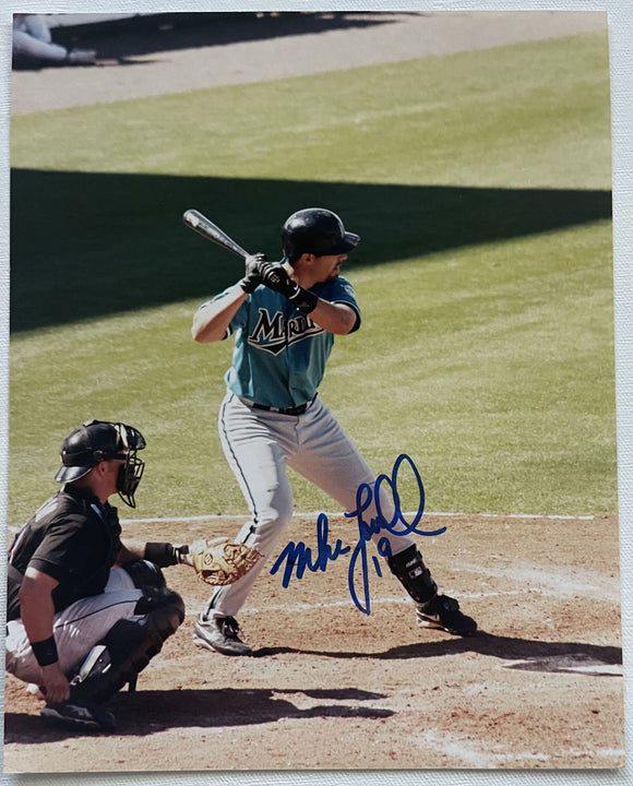 Mike Lowell Signed Autographed Glossy 8x10 Photo - Miami Marlins