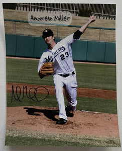 Andrew Miller Signed Autographed Glossy 8x10 Photo - Miami Marlins