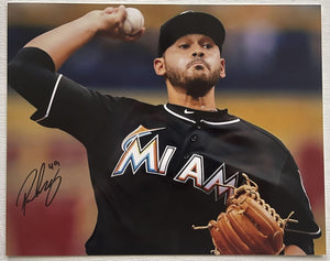 Pablo Lopez Signed Autographed Glossy 8x10 Photo - Miami Marlins