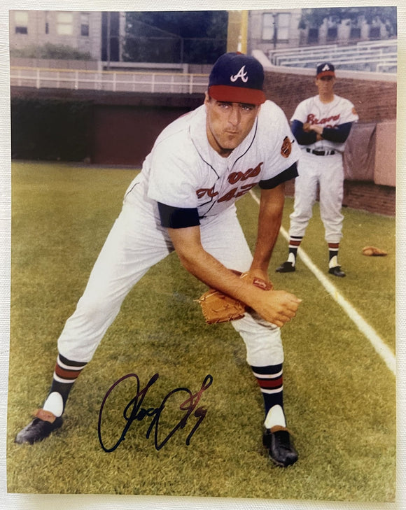 Joey Jay Signed Autographed Glossy 8x10 Photo - Atlanta Braves