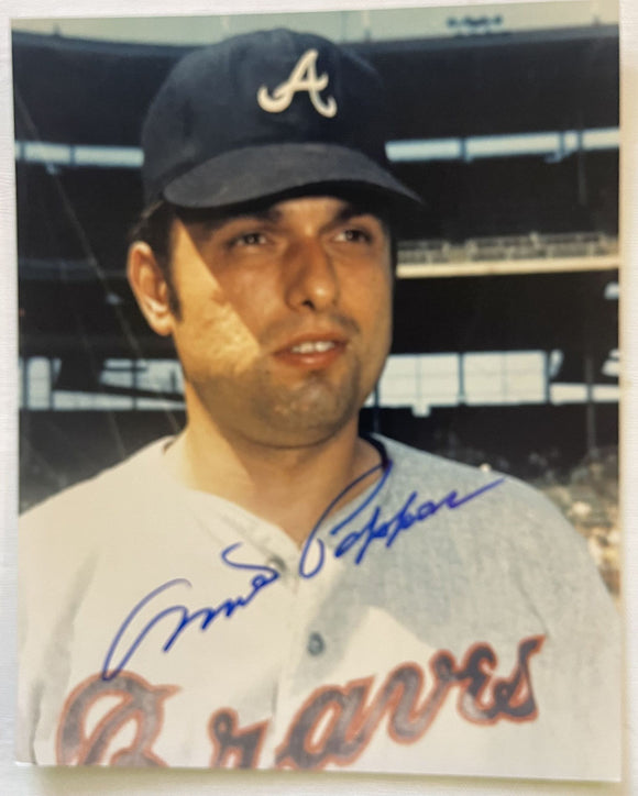Milt Pappas (d. 2016) Signed Autographed Glossy 8x10 Photo - Atlanta Braves