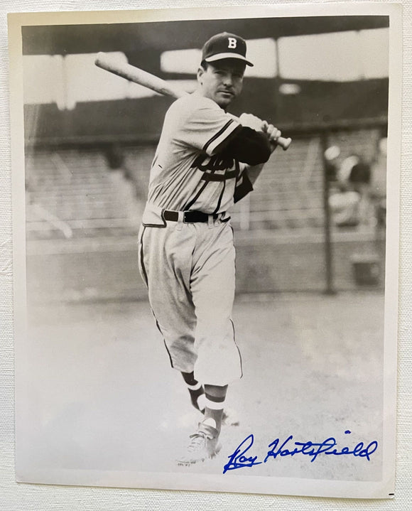 Roy Hartsfield (d. 2011) Signed Autographed Vintage Glossy 8x10 Photo - Boston Braves