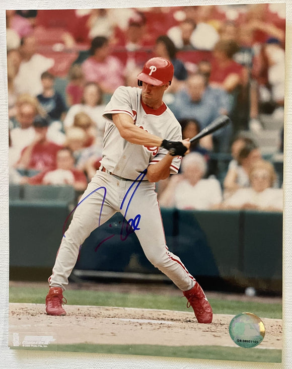 Travis Lee Signed Autographed Glossy 8x10 Photo - Philadelphia Phillies