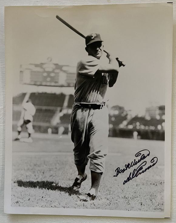 Del Ennis (d. 1996) Signed Autographed Vintage Glossy 8x10 Photo - Philadelphia Phillies
