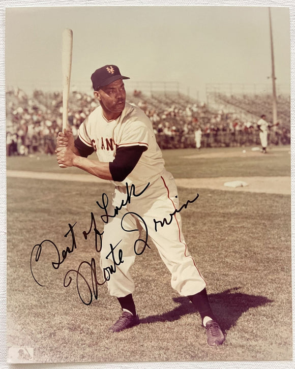 Monte Irvin (d. 2016) Signed Autographed Glossy 8x10 Photo - New York Giants