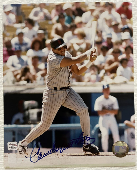 Carmelo Martinez Signed Autographed Glossy 8x10 Photo - San Diego Padres