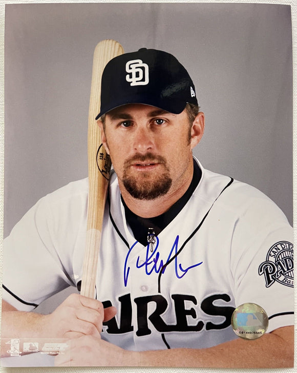 Phil Nevin Signed Autographed Glossy 8x10 Photo - San Diego Padres
