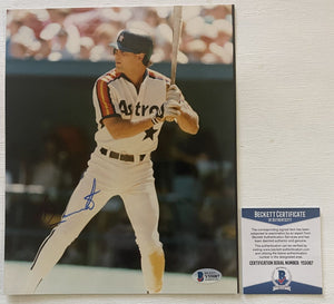 Ken Caminiti (d. 2004) Signed Autographed Glossy 8x10 Photo Houston Astros - Beckett BAS Authenticated