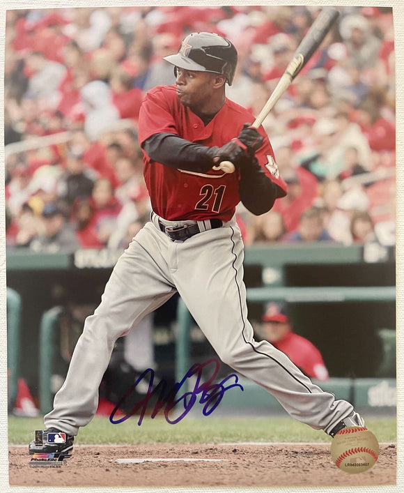 Michael Bourne Signed Autographed Glossy 8x10 Photo - Houston Astros