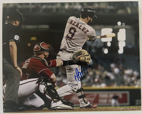 Marwin Gonzalez Signed Autographed Glossy 8x10 Photo - Houston Astros