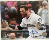Mitch Haniger Signed Autographed Glossy 8x10 Photo Seattle Mariners - Beckett BAS Authenticated