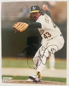 Dennis Eckersley Signed Autographed Glossy 8x10 Photo - Oakland A's Athletics