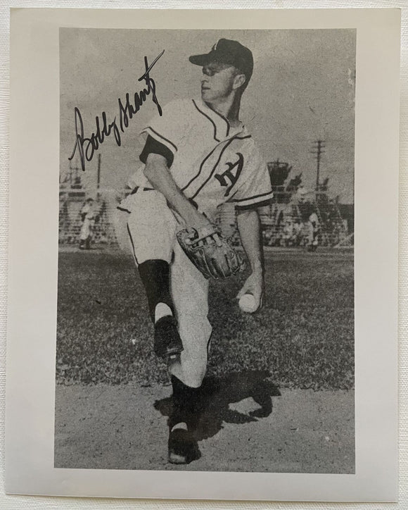 Bobby Shantz Signed Autographed Glossy 8x10 Photo - Philadelphia A's Athletics