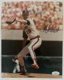 Mike Witt Signed Autographed Glossy 8x10 Photo California Angels - JSA Authenticated