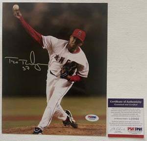 Francisco Rodriguez Signed Autographed Glossy 8x10 Photo Anaheim Angels - PSA/DNA Authenticated