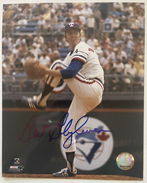 Bert Blyleven Signed Autographed Glossy 8x10 Photo - Texas Rangers