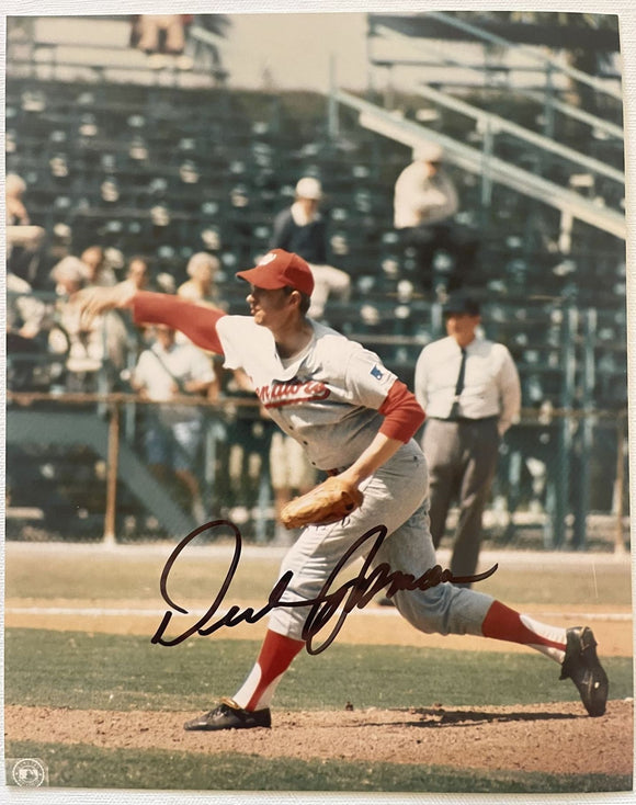 Dick Bosman Signed Autographed Glossy 8x10 Photo - Washington Senators