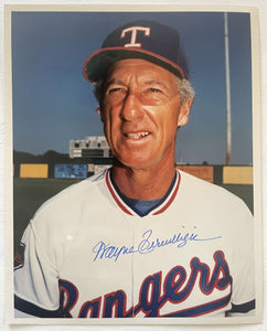 Wayne Terwilliger (d. 2021) Signed Autographed Glossy 8x10 Photo - Texas Rangers