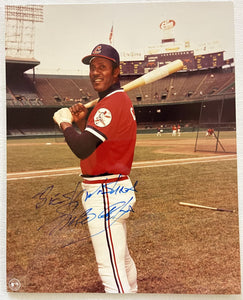 Rico Carty Signed Autographed Glossy 8x10 Photo - Cleveland Indians