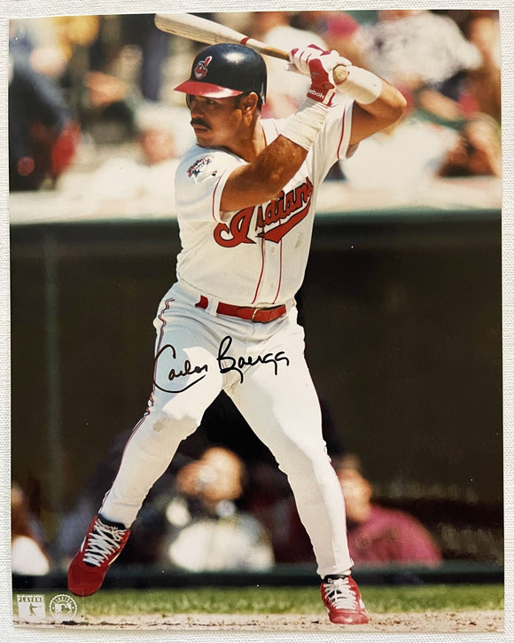 Carlos Baerga Signed Autographed Glossy 8x10 Photo - Cleveland Indians