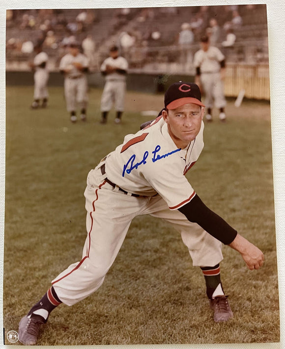 Bob Lemon (d. 2000) Signed Autographed Glossy 8x10 Photo - Cleveland Indians