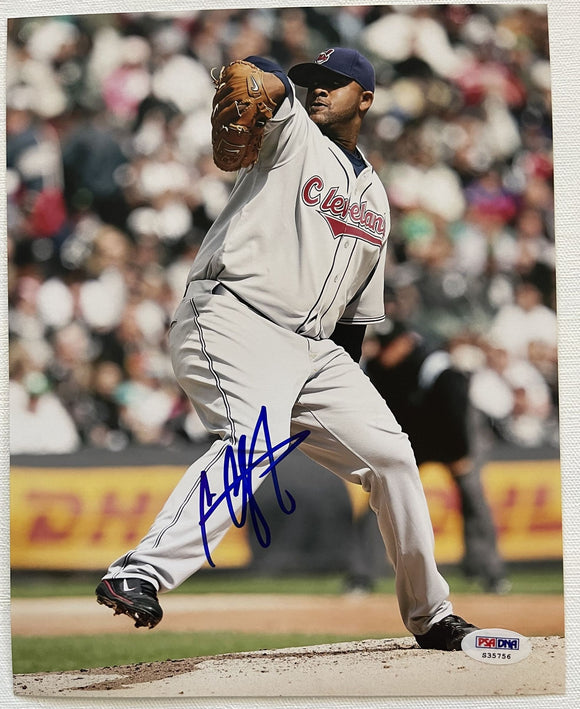 C.C. Sabathia Signed Autographed Glossy 8x10 Photo Cleveland Indians - PSA/DNA Authenticated